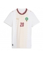 Ženske Nogometnih dresov Maroko Ayoub El Kaabi #20 Gostujoči SP 2026 Kratki rokavi Ženske Nogometnih dresov Maroko Ayoub El Kaabi #20 Gostujoči SP 2026 Kratki rokavi